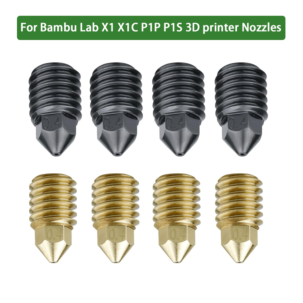 3D Printing Bambu Lab - فوهة نحاسية من الفولاذ المقسى عالي