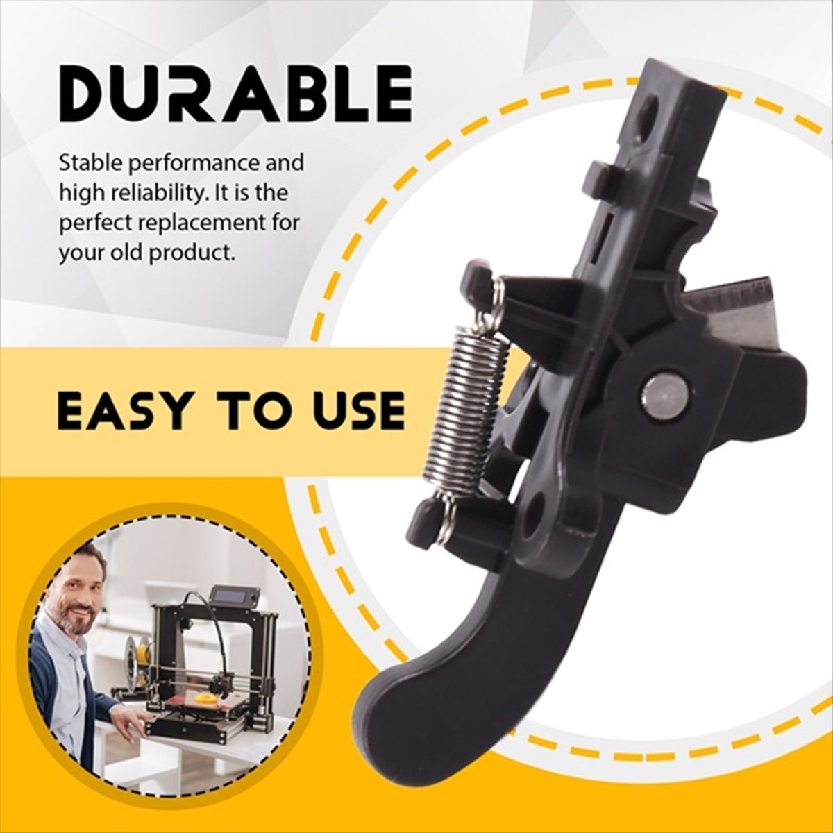 3D Printing Guide - (A75T) قطعتان من قاطع الخيوط لطابعات