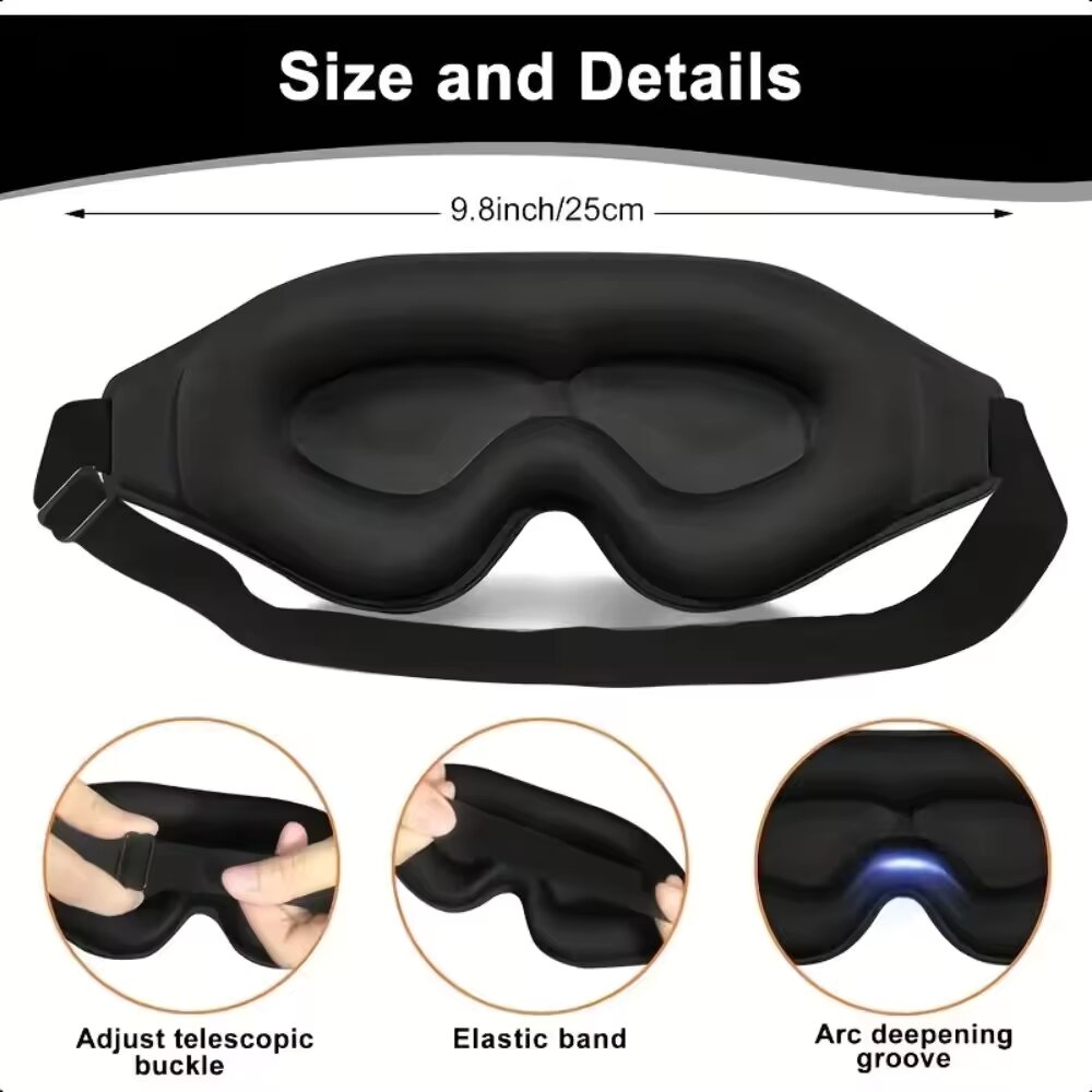 قناع للعين ثلاثي الأبعاد، مريح - مراجعة 3D Printing Mask وسعره