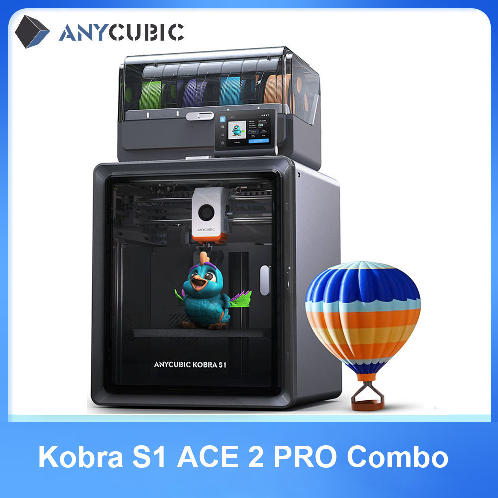 Anycubic Kobra S1 Combo طابعة  - مراجعة 3D Printing Online Service وسعره