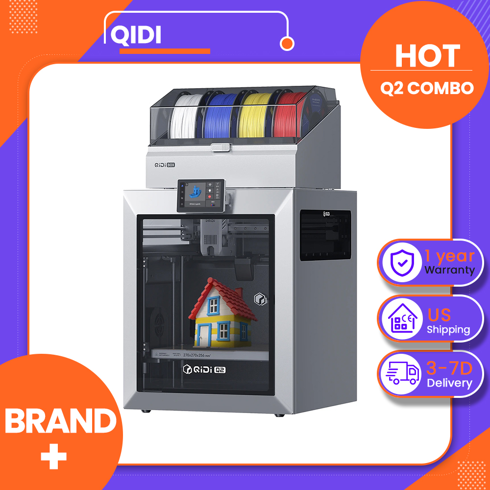 طابعة ثلاثية الأبعاد QIDI Q2 C - مراجعة 3D Printing Online Service وسعره