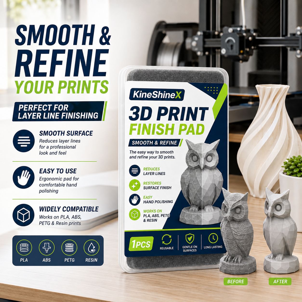 وسادة تشطيب للطباعة ثلاثية الأ - مراجعة 3D Printing Bambu Lab وسعره
