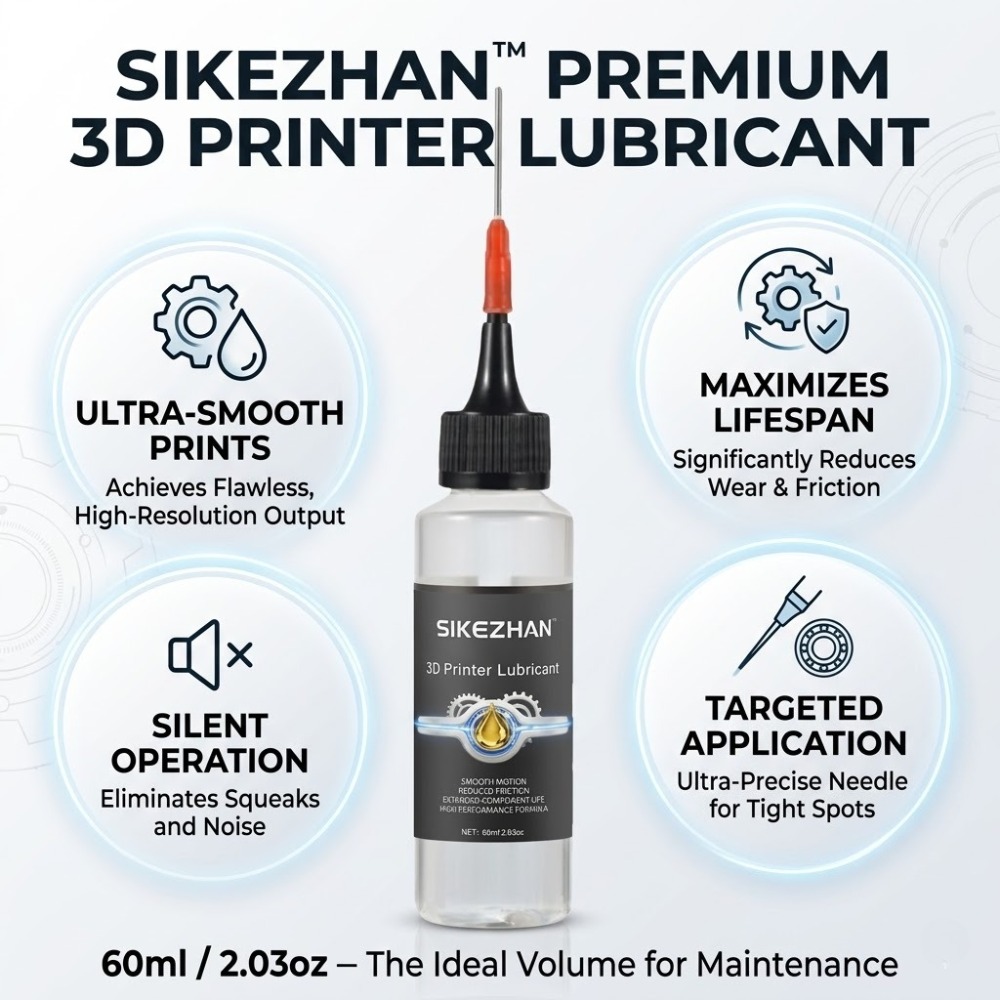 شحم تشحيم لقضبان التروس لطابعا - مراجعة 3D Printing Guide وسعره