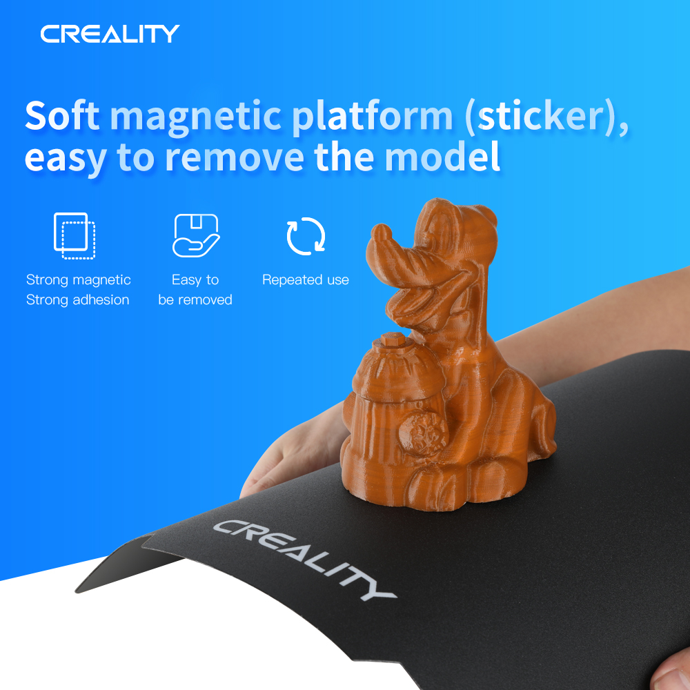 لوحة لاصقة مغناطيسية ناعمة من  - مراجعة 3D Printing Guide وسعره
